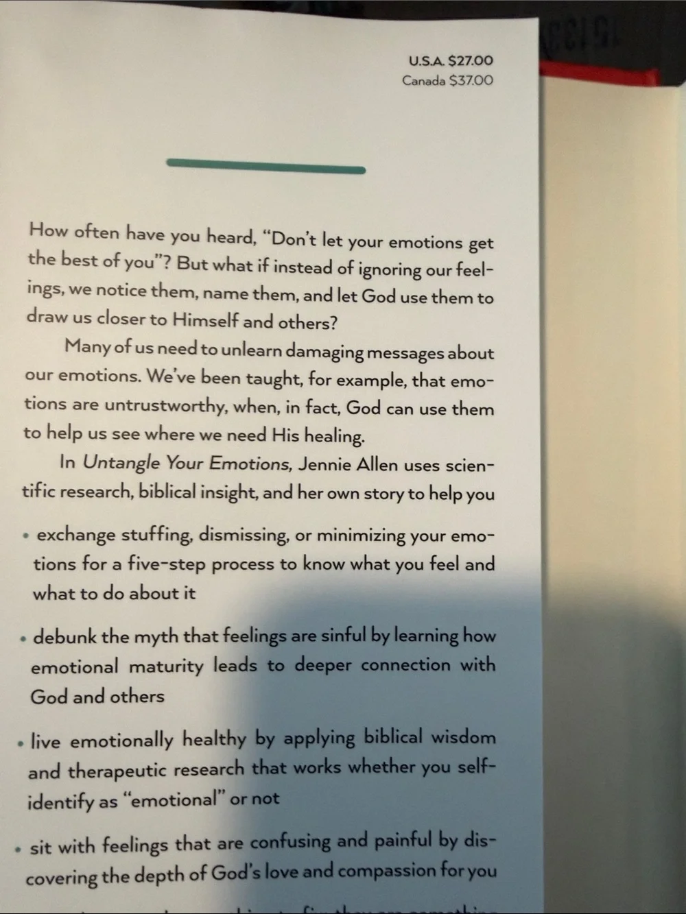 Untangle Your Emotions by Jennie Allen